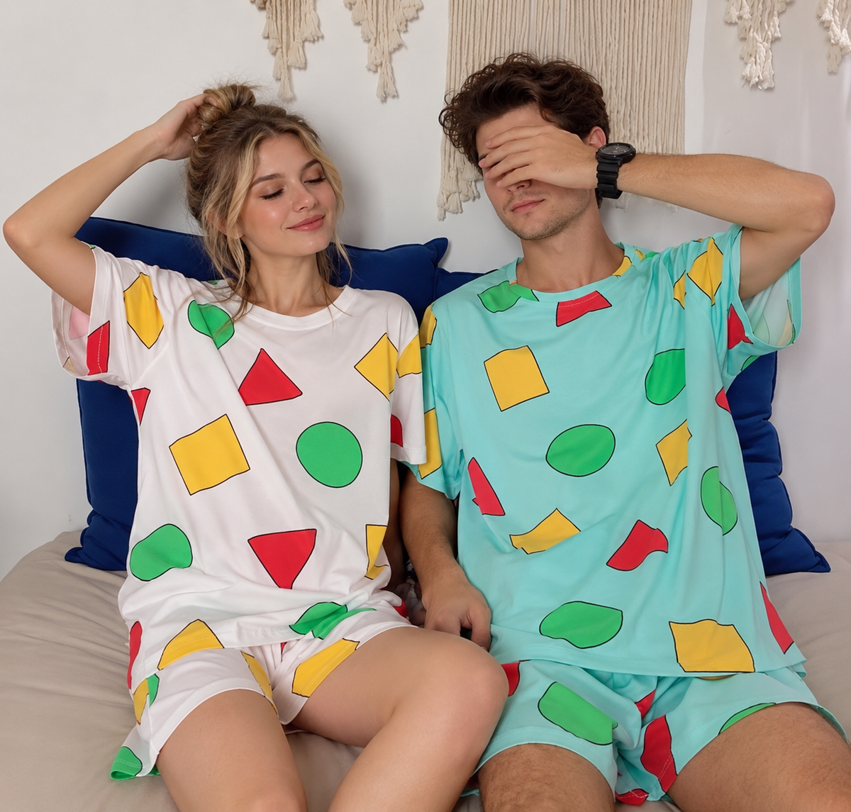 Pijama homme et femme vêtements de nuit