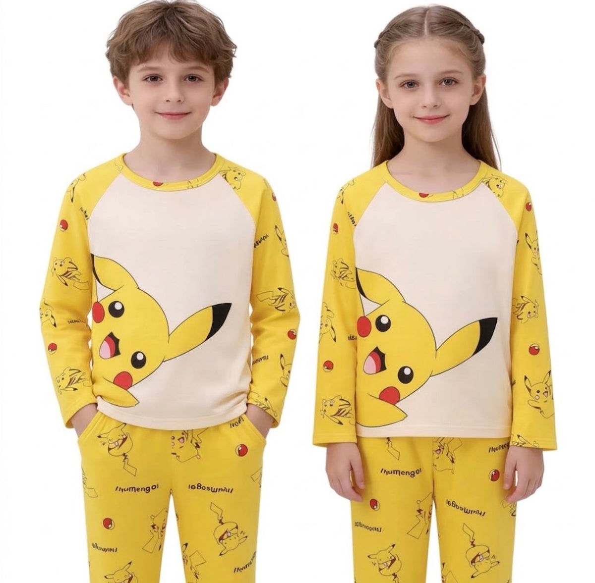 Pyjamas pour enfants Pikachu ensemble enfants dormeurs garçons filles dessin animé