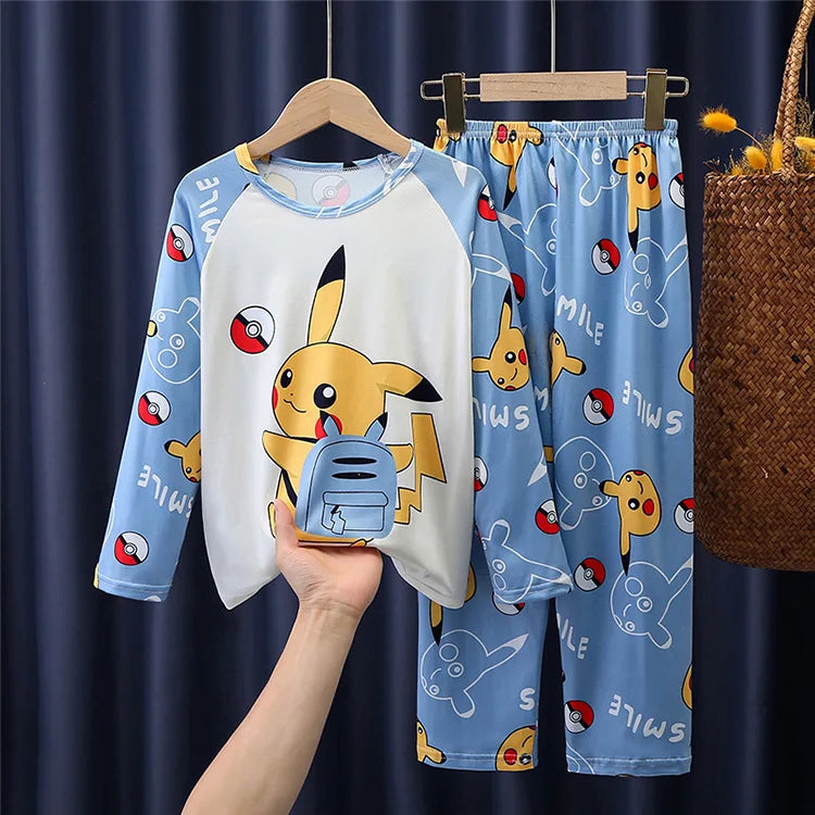 Pyjamas pour enfants Pikachu ensemble enfants dormeurs garçons filles dessin animé