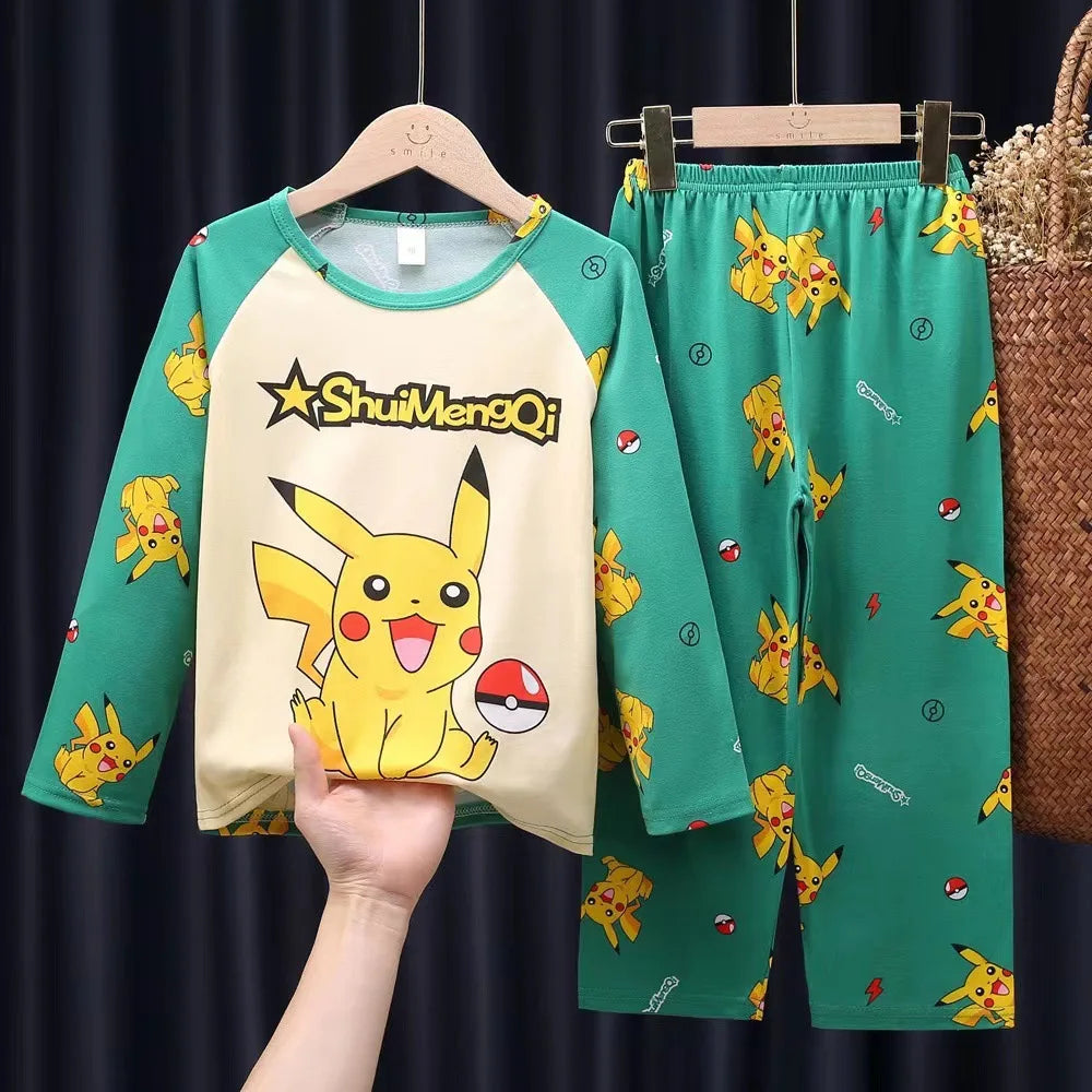 Pyjamas pour enfants Pikachu ensemble enfants dormeurs garçons filles dessin animé