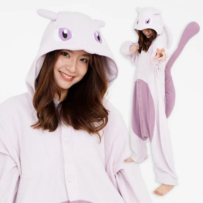Pyjama Mewtwo Oneisies pour adulte, unisexe