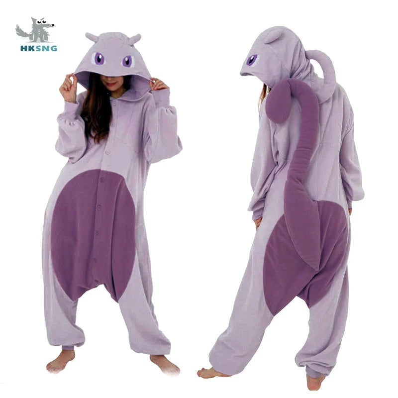 Pyjama Mewtwo Oneisies pour adulte, unisexe