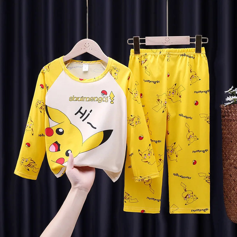 Pyjamas pour enfants Pikachu ensemble enfants dormeurs garçons filles dessin animé
