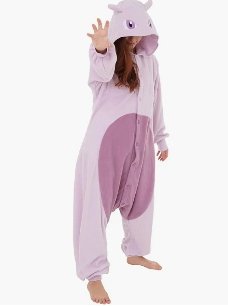 Pyjama Mewtwo Oneisies pour adulte, unisexe